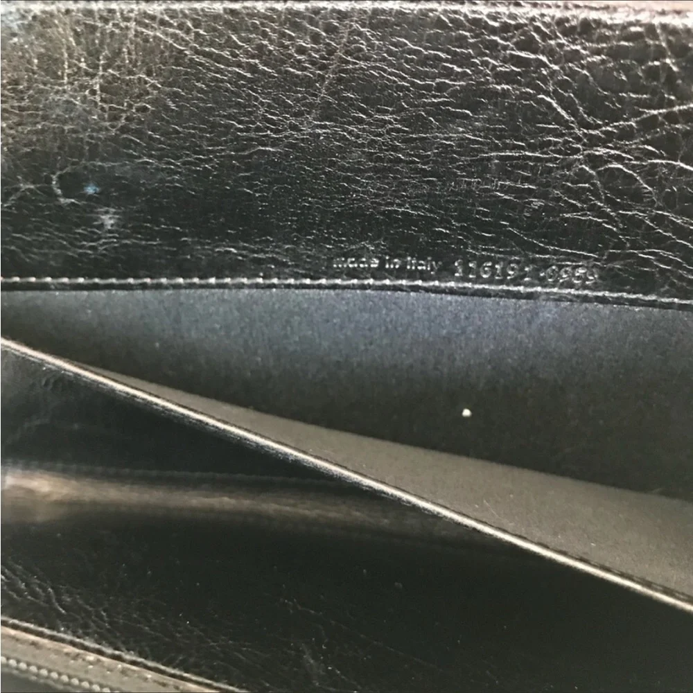Yves Saint Laurent Black Travel Wallet - Picture 5 of 8